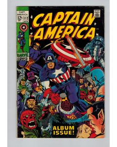 Captain America (1968) # 112 (4.0-VG) (1961946) Staple rust