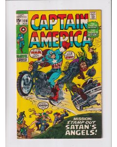 Captain America (1968) # 128 (5.5-FN-) (2039927) Satan's Angel