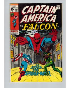 Captain America (1968) # 137 (7.0-FVF) (919436) Falcon, Spider-Man
