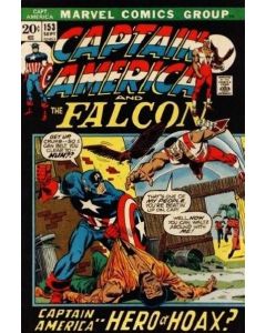 Captain America (1968) # 153 (4.0-VG) Falcon, 1st Cameo Jack Monroe