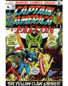 Captain America (1968) # 165 UK Price (6.5-FN+) Yellow Claw