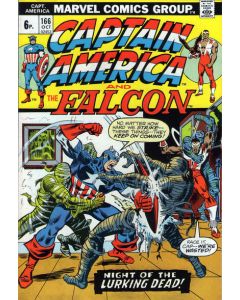 Captain America (1968) # 166 UK Price (5.0-VGF) The Falcon
