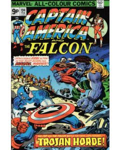 Captain America (1968) # 194 UK Price (7.0-FVF) The Trojan Horde