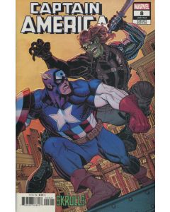 Captain America (2018) #   8 Cover B (9.0-VFNM) Skrulls Variant