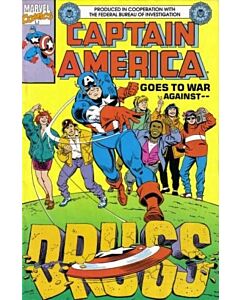 Captain America Goes to War Against Drugs (1990) #   1 (8.0-VF) 2ND PRINT