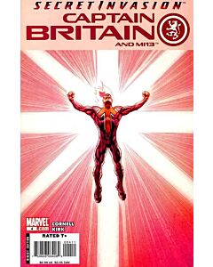 Captain Britain and MI 13 (2008) #   4 (8.0-VF) Secret Invasion Tie-In