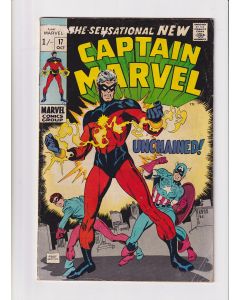 Captain Marvel (1968) #  17 UK Price (5.0-VGF) (674885) 1st FULL app. (new) Captain Marvel