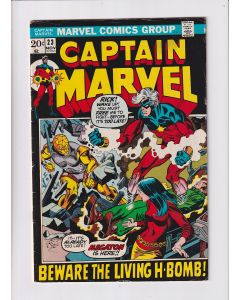 Captain Marvel (1968) #  23 (7.0-FVF) Megaton