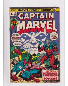 Captain Marvel (1968) #  28 UK Price (5.0-VGF) (2218995) Thanos