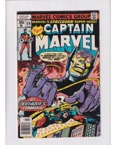 Captain Marvel (1968) #  56 (5.0-VGF) (663711) Death-Grip