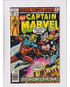 Captain Marvel (1968) #  57 (7.0-FVF) (663728) Thor