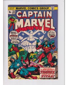 Captain Marvel (1968) #  28 UK Price (5.0-VGF) (630515) Thanos
