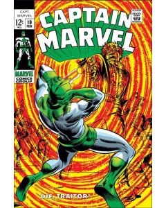 Captain Marvel (1968) #  10 (5.0-VGF) Lower staple detached on cover