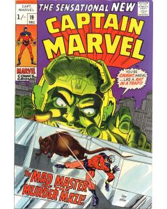 Captain Marvel (1968) #  19 UK Price (7.0-FVF)