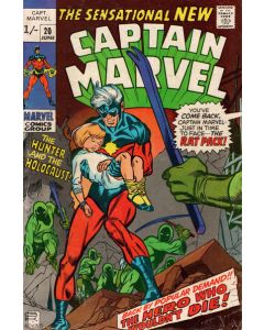 Captain Marvel (1968) #  20 UK Price (4.5-VG+)