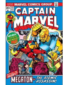 Captain Marvel (1968) #  22 (4.5-VG+) Distributor's Ink, Top staple detached, Megaton