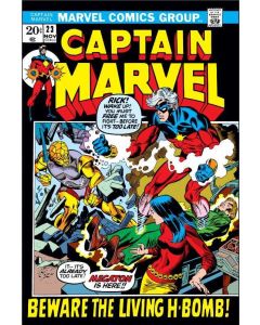 Captain Marvel (1968) #  23 (4.0-VG) Distributor's Ink, Megaton