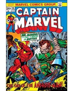 Captain Marvel (1968) #  24 (5.0-VGF) Distributor's Ink