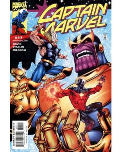 Captain Marvel (2000) #  17 (8.0-VF) Thanos, Thor