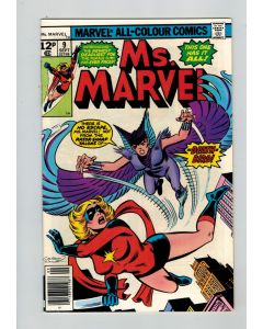 Ms. Marvel (1977) #   9 UK Price (7.5-VF-) (2332516) 1st Death-Bird