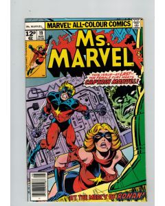 Ms. Marvel (1977) #  19 UK Price (6.0-FN) (2332578) Captain Marvel, Ronan