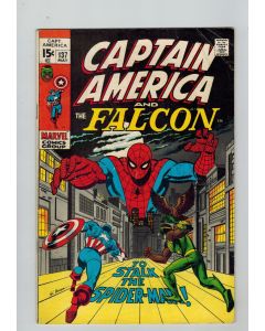 Captain America (1968) # 137 (4.5-VG+) (2040114) Falcon, Spider-Man