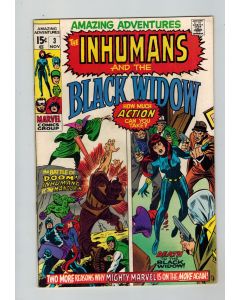 Amazing Adventures (1970) #   3 (7.0-FVF) Mandarin, Inhumans, Black Widow