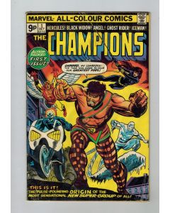 Champions (1975) #   1 UK Price (3.0-GVG) (2159007) Water damage