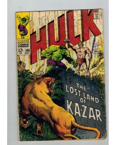 Incredible Hulk (1962) # 109 (4.5-VG-) (1961984) Ka-Zar