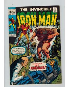 Iron Man (1968) #  24 (6.5-FN+) (2249555) Madame Masque, Minotaur