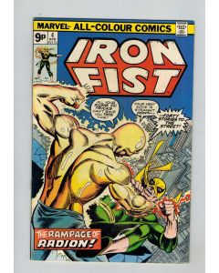 Iron Fist (1975) #   4 UK Price (7.0-FVF) (2415738) Radion