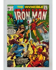Iron Man (1968) #  27 (6.0-FN) (2271884) 1st Firebrand