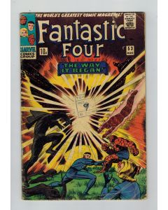 Fantastic Four (1961) #  53 UK Price (3.0-GVG) (2231253) 2nd Black Panther