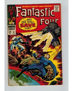 Fantastic Four (1961) #  62 (3.0-GVG) (2231260) Lower staple detached, 3" spine split, 1st Blastaar