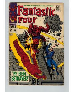 Fantastic Four (1961) #  69 (4.0-VG) (1961090) Manufactory Error