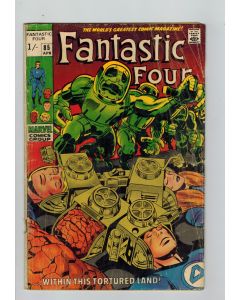 Fantastic Four (1961) #  85 UK Price (2.5-GD+) (2231307) Cover detached, Dr. Doom
