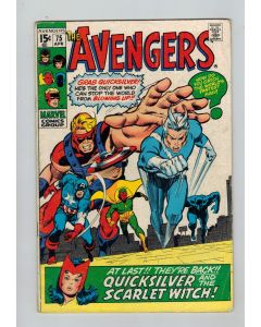 Avengers (1963) #  75 (5.0-VGF) (2272478) Quicksilver