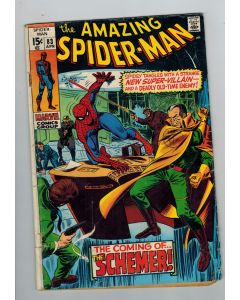 Amazing Spider-Man (1963) #  83 (3.0-GVG) (468800) 1st Schemer (Richard Fisk)
