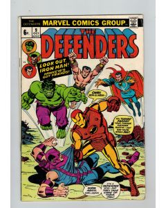 Defenders (1972) #   9 (2176899) UK Price (5.0-VGF) Avengers