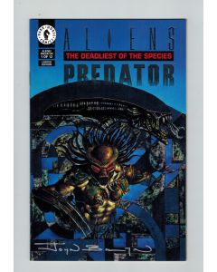 Aliens Predator The Deadliest of the Species (1993) #   1 Platinum (7.0-FVF) (1584664) Signed by  John Bolton