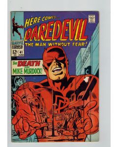 Daredevil (1964) #  41 (5.0-VGF) (2237811) Death of Mike Murdock