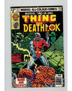 Marvel Two-In-One (1974) #  54 UK Price (6.0-FN) (1891755) Deathlok, 1st Screaming Mimi, 1st Grapplers