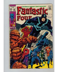 Fantastic Four (1961) #  82 (3.5-VG-) (675646) 2" spine split, Inhumans