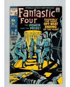 Fantastic Four (1961) #  87 UK Price (4.5-VG+) (2344298) Doctor Doom