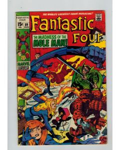 Fantastic Four (1961) #  89 (5.0-VGF) (2344304) The Madness of the Mole Man!