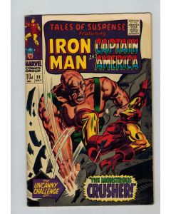 Tales of Suspense (1959) #  91 UK Price (5.0-VGF) (2410351) The Crusher