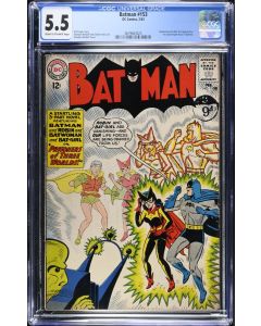 Batman (1940) # 153 CGC 5.5 (2400277) Batwoman and Bat-Girl appearance