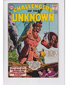 Challengers of the Unknown (1958) #  31 (3.0-GVG) (789589) Top staple detached