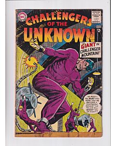 Challengers of the Unknown (1958) #  36 (3.0-GVG) (789756) Centerfold detached