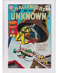 Challengers of the Unknown (1958) #  46 (5.0-VGF) (1944987) Lower staple detahed from centerfold